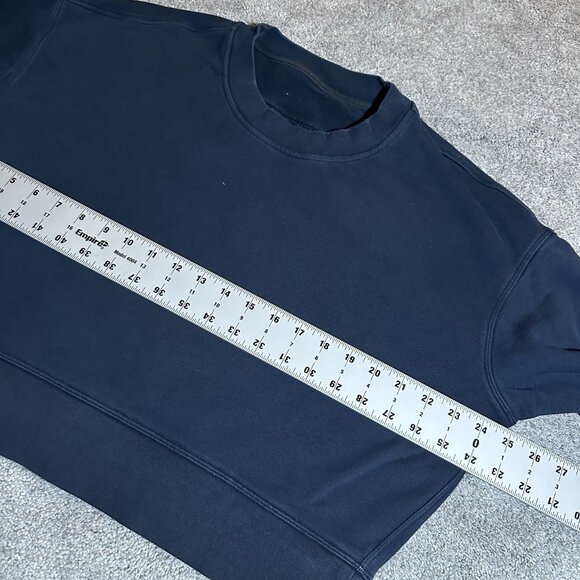 Lululemon Perfectly Oversized Cropped Crewneck Softstreme Sweatshirt Womens 8/10 - Picture 8 of 10